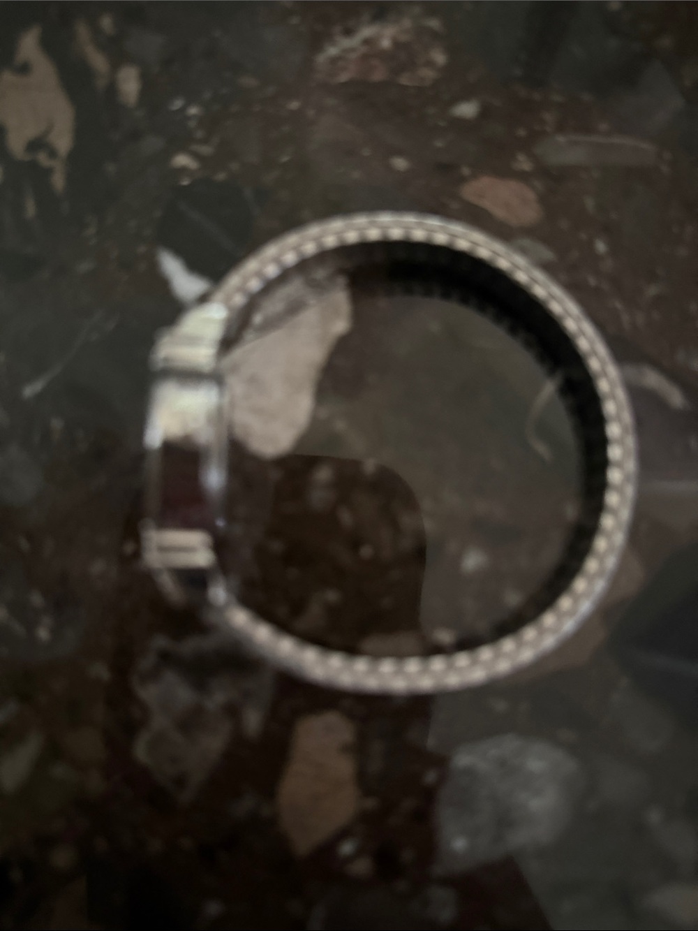 Silver Crystal Accent Stretch Watch - Picture 2 of 4